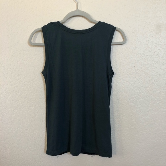 LOFT cotton lacy top, size XS - Picture 2 of 3